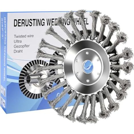 Tete Debroussailleuse Universelle Fil Acier 150mm 24 Têtes, Alésage 25,4mm (1/5)