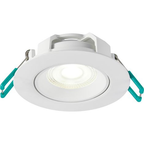 Pack de 10 Spots LED SylSpot Neos 430lm 840 IP44 Blanc - SYLVANIA (1/4)