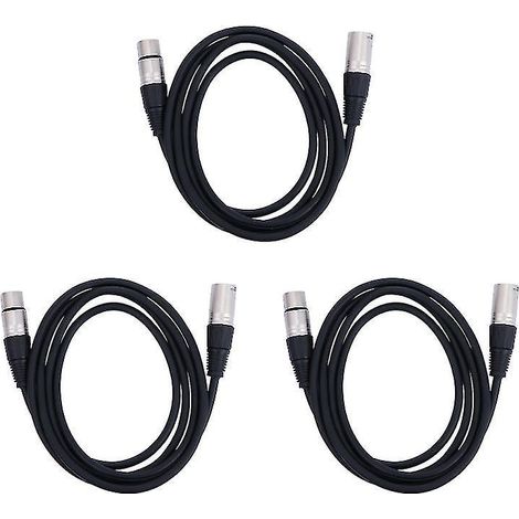 3 connecteurs XLR mâle vers femelle (1/3)