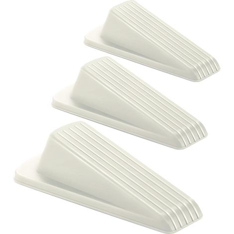 Stop Porte En Caoutchouc - 1,8 Pouces - Pour Sol Dur Et Moquette - Antidérapant Sans Rayure - Lot De 3 (1/5)