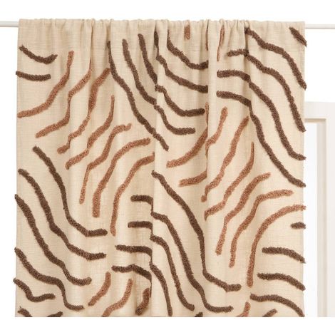 Rideau Hawki 130x260cm marron - Atmosphera créateur d'intérieur (1/4)