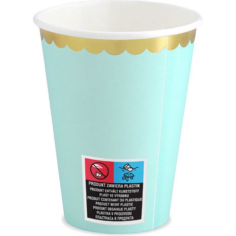 Bicchieri alla menta, 220 ml (1 confezione / 6 pezzi) (1/4)