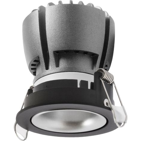 Plafonnier encastré NOK1 Fijo LED COB 7W 675lm CRI80 3000K 40º - Noir (1/3)