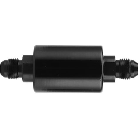 Aramox Alliage D'aluminium 100 Microns Nettoyable AN6 Universel Voiture Haut Débit Filtre à Carburant en Ligne Filtre à Essence Remplacement de Filtre avec Adaptateur AN6. (1/5)