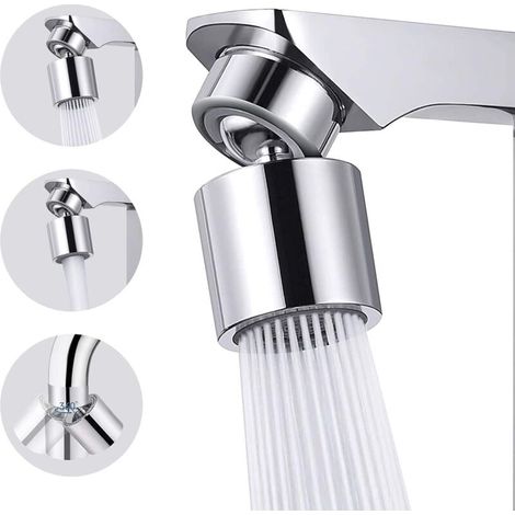 Bec pivotant à 360° à double fonction, M22/M24, économie d'eau (1/5)