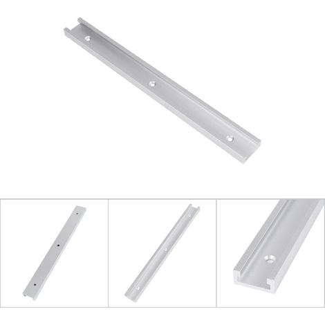 Rail en T en alliage d'aluminium pour machines de travail du bois (300mm) (1/5)