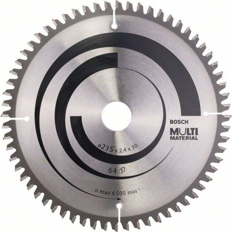 Bosch Kreissägeblatt Multi Material 235 x 30/25 x 2,4 mm 64 (1/10)