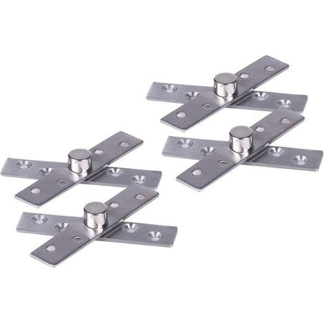 Pièces Charnières Pivotantes en Acier Inoxydable, Charnières Pivot Porte à Rotation Cachée de 360 Degrés, Charnière de Porte Supérie (1/5)