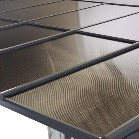Leco Polycarbonat-Dachplatten-Set für Terrassenüberdachung "MELANIE" (1/3)