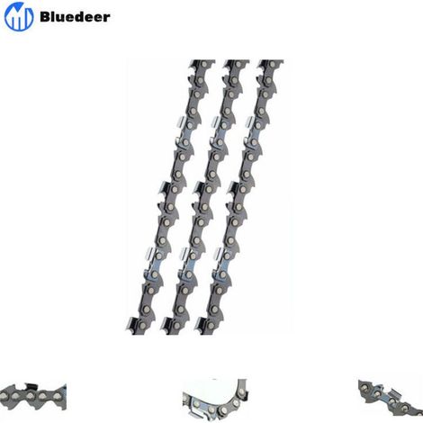 Lot de 3 Chaîne de tronçonneuse 3/8"LP 52 maillons 1,1mm 35cm Faible Rebond Compatible avec Bosch AKE 35 S AKE 35-19 S, compatible avec Einhell, compatible avec Husqvarna, pour Makita, Dolmar, Oregon (1/5)
