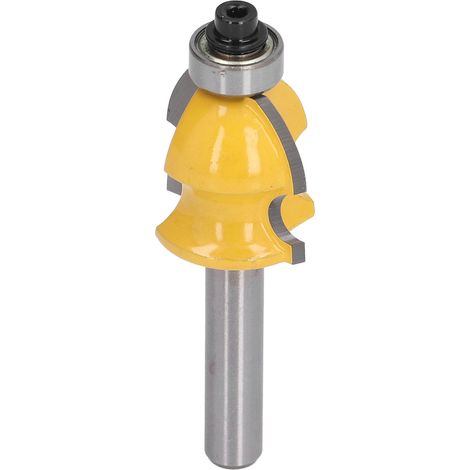 Fraise à moulures architecturales pour défonceuse CNC, pour le travail du bois, diamètre de lame 25,4 mm, queue 8 mm