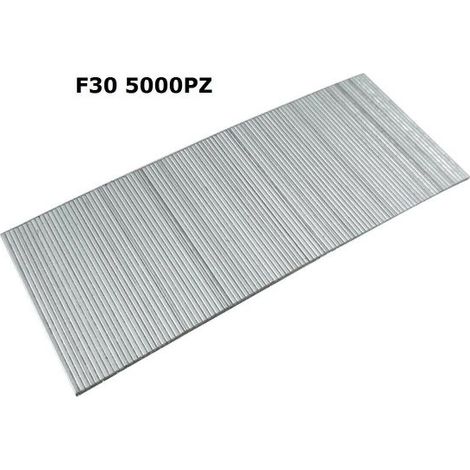 CHIODI PER CHIODATRICE SPARACHIODI ARIA COMPRESSA ELETTRICA 5000PZ CHIODI 30MM
