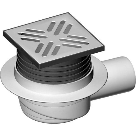 FLUIDMASTER Piletta Di Scarico Da Pavimento   105x105 mm, valvola di non ritorno