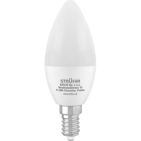 Ampoule LED E14 6W - Blanc Froid - 560lm - 6500K - 160° - VELA LED (1/2)