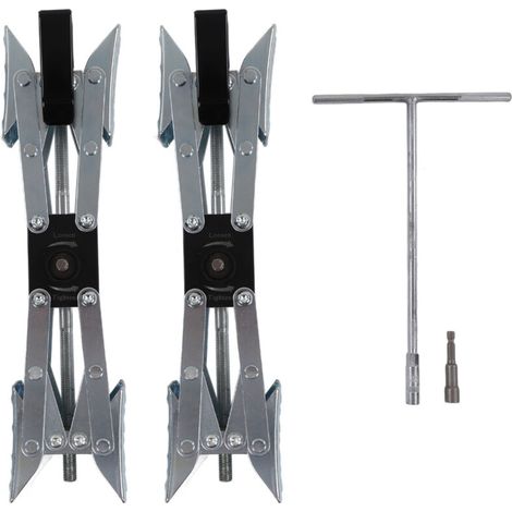 Stabilisateur de roue en acier moulé, 2 pièces, roue à forte Friction, cale en forme de X, cale de pneu de camping-car pour camping-car de remorque de voyage (1/5)