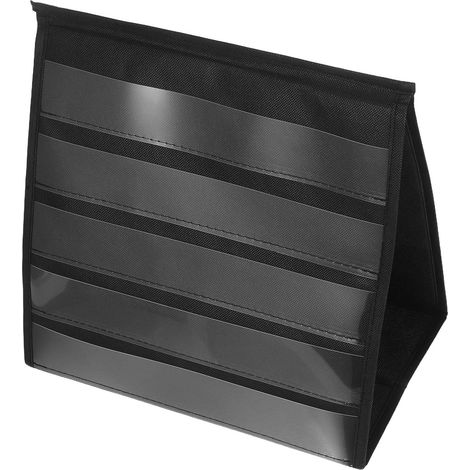 Doppelseitiges Kartendisplay 5 Große Taschen pro Seite mit