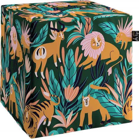 Pouf cube Magic - Vert (1/2)
