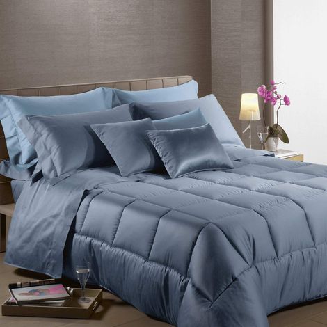 Couette Douce Duvet Chaude et Respirant pour Ete et Hiver, Lavable en Machine, Disponible 170x265 cm, Couette 220x265, 260x265, Couverture Lit 1 Personne et 2 Personnes (1/2)