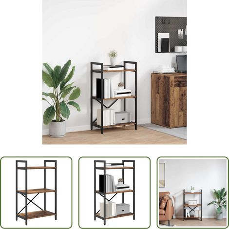 Étagère industrielle - Étagère Bois Ancien 56 x 34 x 96 cm Bois d'ingénierie (1/5)
