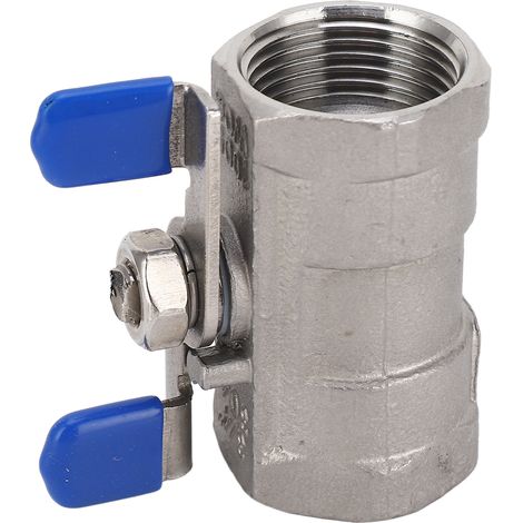 Robinet à bille en acier inoxydable 3/4 pouce femelle, 1000 PSI, vanne droite pour conduite complète (1/5)