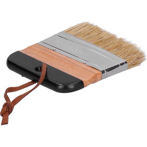 Brosse multifonction avec manche en bois pour peindre, polir, lustrer et nettoyer. (1/5)