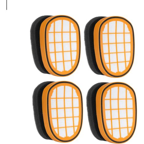 Lot de 4 filtres de rechangeFC6812/6814/6822/6823/6908 compatibles pour accessoires Philips (1/5)