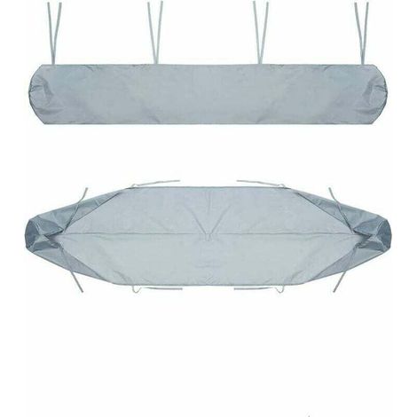 Sac de Protection pour Store Banne 4m Gris Housse de Rangement pour Banne Manuel Rétractable Housse de Protection Anti-poussière imperméable pour auvent de terrasse (1/4)