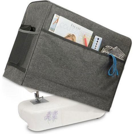 Housse Machine A Coudre - Protection Anti Poussiere Avec Poche De Rangement - Pour Machines Standard - 1 Piece (1/5)