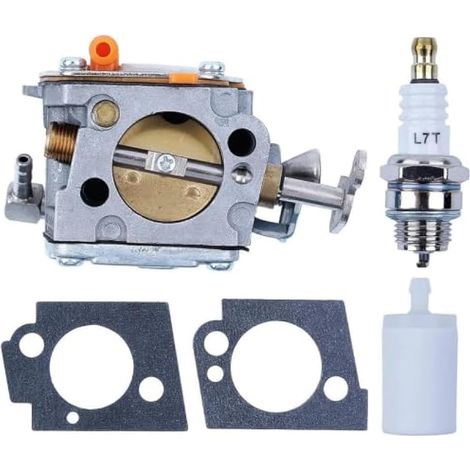 Carbu Carburateur Kit De Bougie D'allumage Filtre À Carburant Carburateur Pour K650 K700 Pour K800 K1200 Scie Béton 503280418 Carb Carburateur débroussailleuse(1 jeu) (1/4)