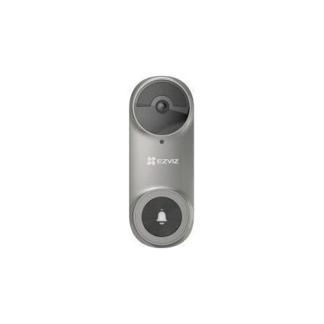 Campanello video connesso - EZVIZ - DB2 5PM PRO 3K - A batteria - Grigio