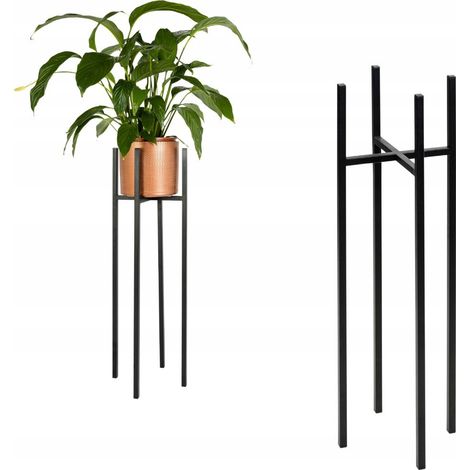 Supporto per vaso da fiori in metallo nero Loft Tulle L MAX. Vaso da fiori 24,5 cm (1/5)