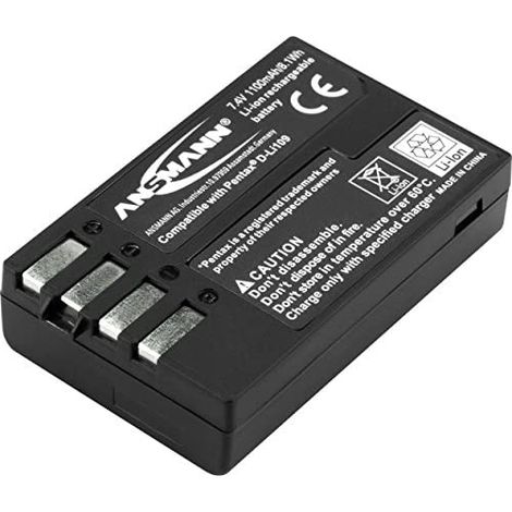 ANSMANN A-Pen D-Li 109 - Batterie - Li-Ion - 1100 mAh - für Pentax K-30, K-70, KP, K-r, K-S1, K-S2 (1/5)