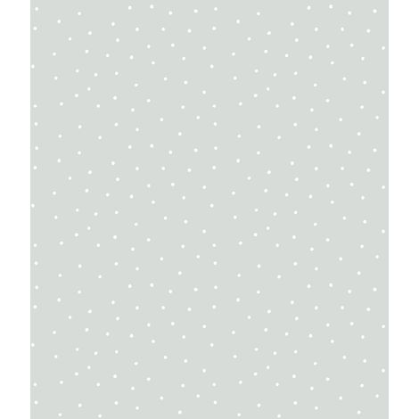 papier peint à motif de petits points vert grisé - Sanders & Sanders (1/2)