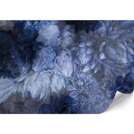 Papier peint intissé standard - 100 x 70 cm - style moderniste - fleurs Papier peint intissé premium - 100 x 70 cm - style moderniste - fleurs (1/4)