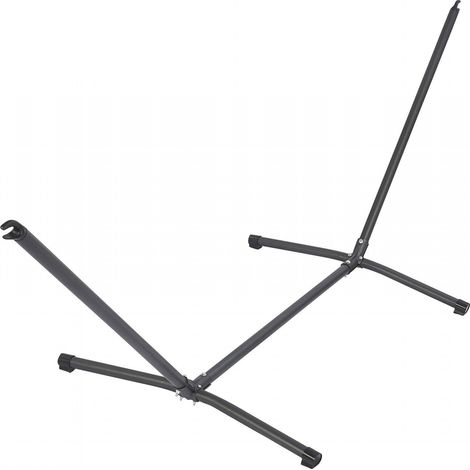 Support pour hamac en métal anthracite - Advant 120 - L.300xl.100xH.95cm
