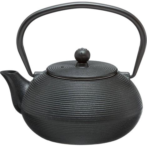 Teiera marina nera da 0.6l - teiera marina nera 0.6l, acciaio inossidabile, ghisa, dimensioni l. 16 x l. 14 x h. 9 cm - Sg secret de gourmet (1/5)