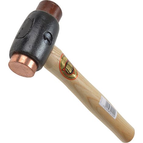 Thor 210 Copper/Hide Hammer - Size 1 (32mm), 710g, Model THO210