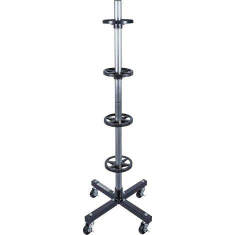 Support de Jantes Mobile - 16,1 x 10,5 x 59,1 cm - Acier Robuste - Rangement Pratique et Mobile - D-Work (1/5)