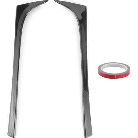 Spoilers laterales para la ventana trasera del VW Golf MK7 MK7.5 (2014-2018) - Estilo fibra de carbono - Kit de 2 piezas de ABS (1/5)