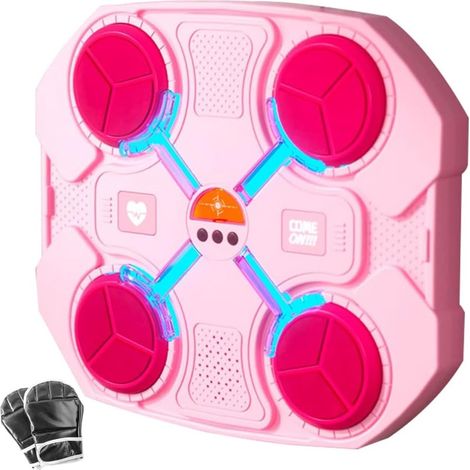 Caméra de boxe intelligente Bluetooth avec musique, cible de fitness et lumière d'entraînement pour enfants, mur de combat pour sports d'intérieur (1/5)
