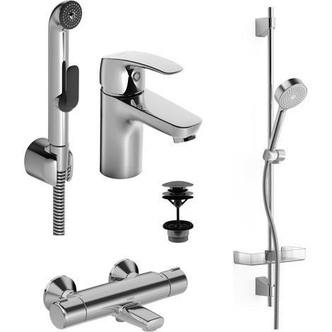 Hansa 45510080 Ensemble robinetterie de salle de bain HANSAPINTO (1/2)