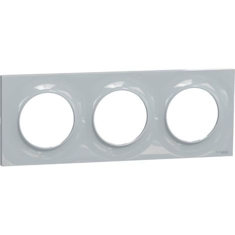 SCHNEIDER ELECTRIC SC5S520706B1 ODACE STYL PLAQUE 3 POSTES HORIZONTAUX OU VERTICAUX, SABLE
