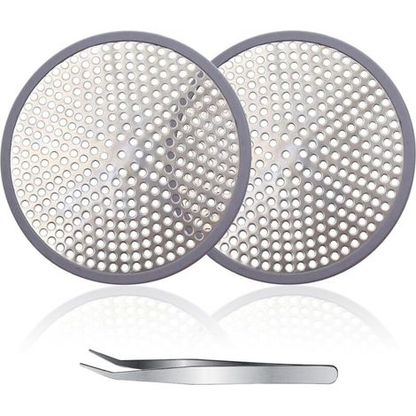 Pieces Stainless Steel Shower Drain Filter Hair Catcher Shower Hair Catcher for Bathtub Drain (1/5)
