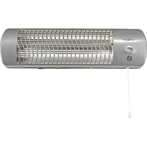 Nedis HEIZSTRAHLER BADEZIMMER 1200W (HTBA10GY GRAU) (1/5)