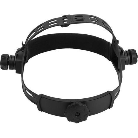 Solar-powered auto-darkening welding mask – Adjustable headband – ABS material – Optimal comfort – Dimensions 28x20x12 cm – Black (1/5)