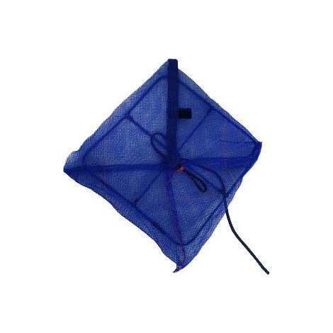 Pearl Nets, support de pré-grossisement des coquillages Fermeture scratch Bleu