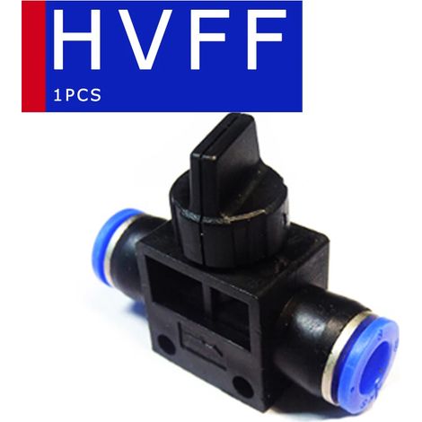 (HVFF - Utiliser un tuyau de 12 mm) Raccord pneumatique, connecteur de tuyau, tube, tuyau d'air, raccord à dégagement rapide (1/5)