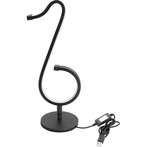 Lampe LED Note RGB, lampe de table créative à ambiance musicale, veilleuse murale pour chambre avec télécommande et batterie intégrée (1/5)