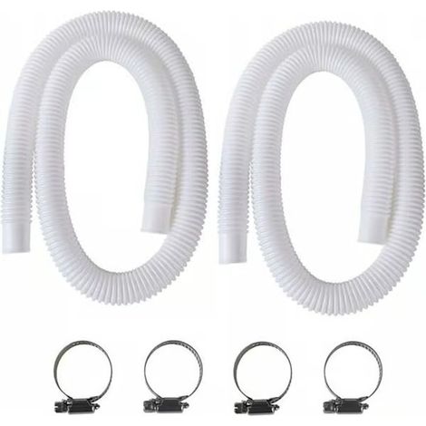 Tuyau de piscine Intex 330/530/1000 GPH - Ø32 mm - 2 x 150 cm - Compatible avec les pompes de 330 à 1000 GPH (1/5)