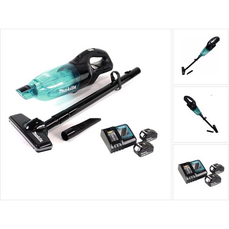 Makita DCL281 FRTB Aspirateur sans fil 18V + 2x batterie 5,0Ah + chargeur (1/5)